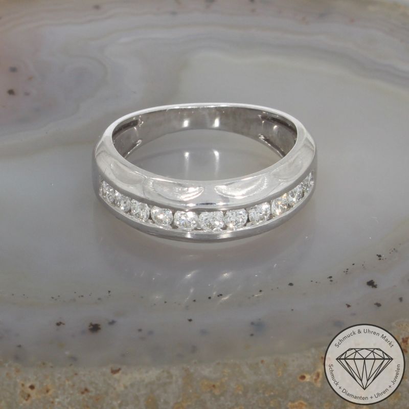 Wert 2350 € Brillant Ring (ca. 0,50 carat) in 950er Platin - 105803