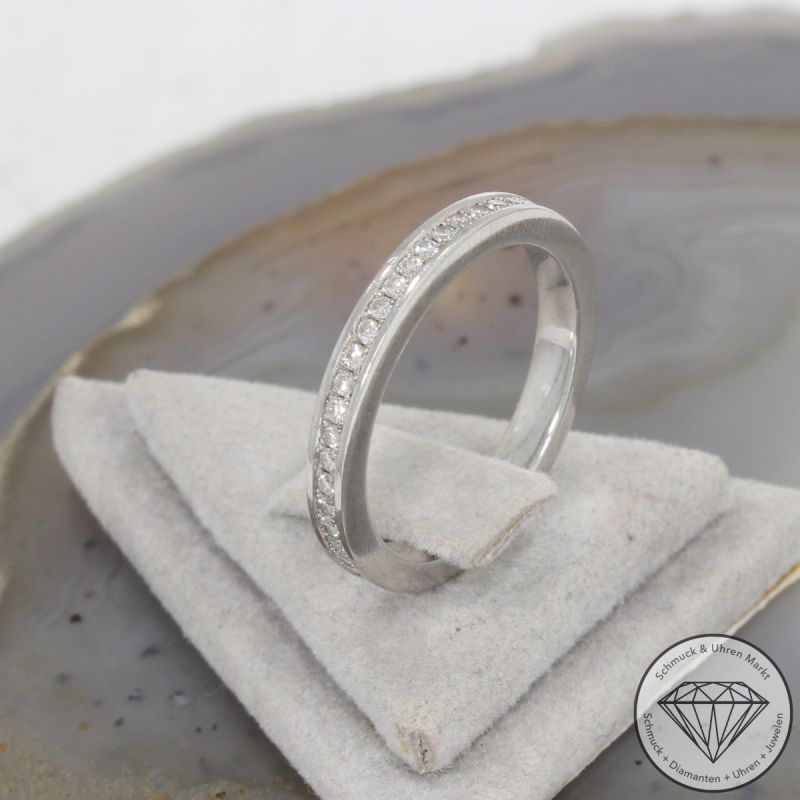 Wert 2690 € Brillant Memory Ring (ca. 0,80 carat) in 750er 18 K Weißgold - 105805