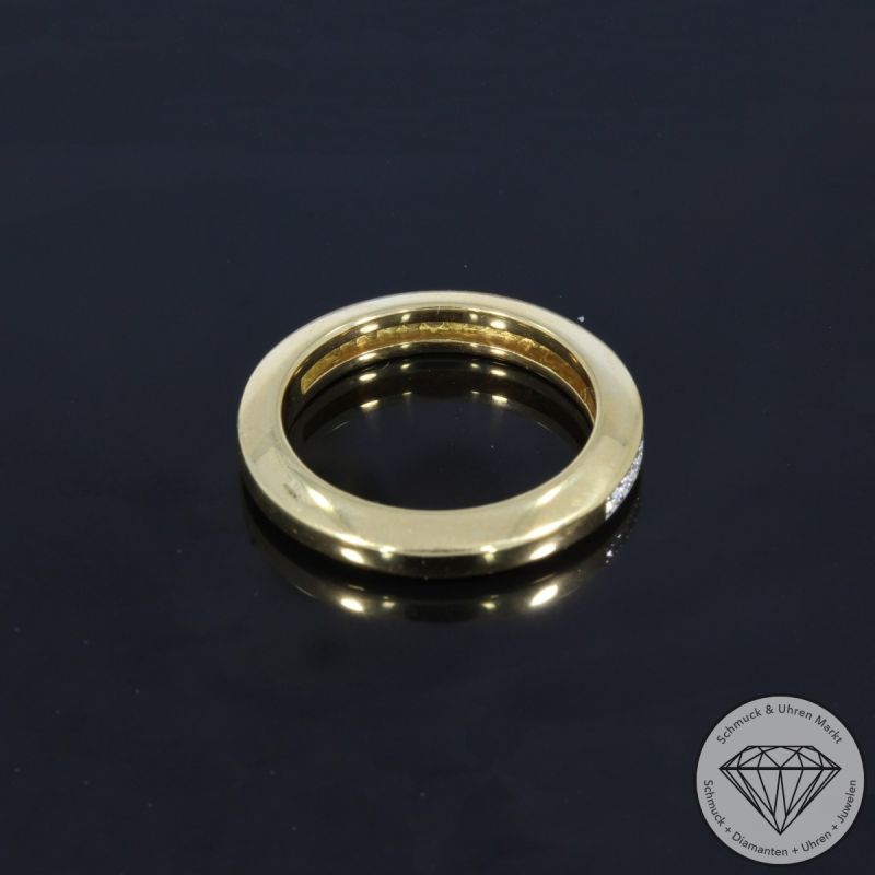 Wert 2450 € Halbmemory Brillant Ring (ca. 0,25 carat) in 750er 18 K Gelbgold - 105806
