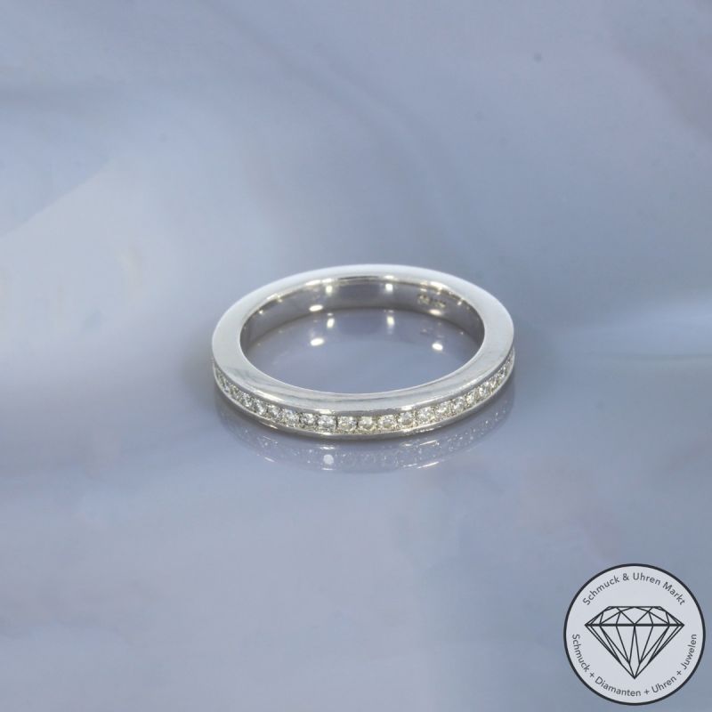 Wert 2900 € Brillant Memory Ring (ca. 0,88 carat) in 750er 18 K Weißgold - 105807