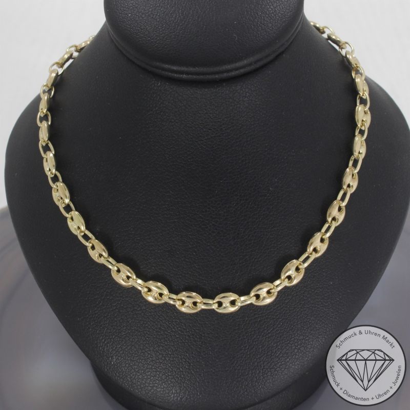 Wert 2690 € Bohnen Kette (15,0 Gramm) in 585er 14 K Gelbgold - 105812
