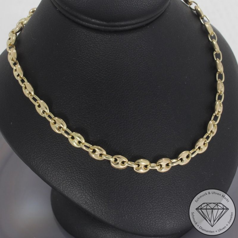 Wert 2690 € Bohnen Kette (15,0 Gramm) in 585er 14 K Gelbgold - 105812