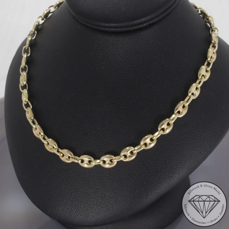 Wert 2690 € Bohnen Kette (15,0 Gramm) in 585er 14 K Gelbgold - 105812