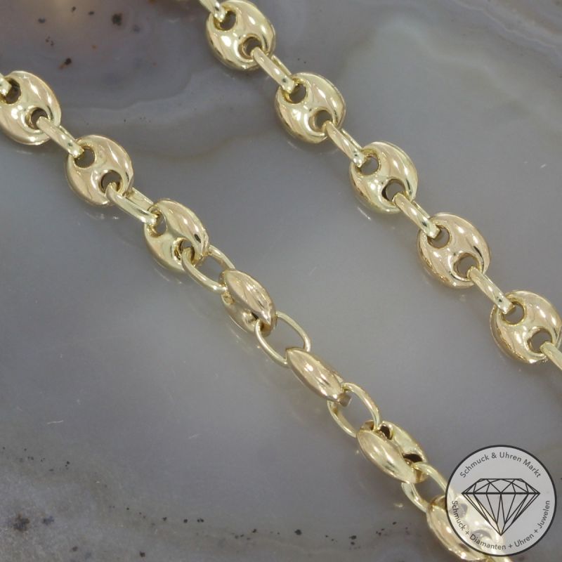 Wert 2690 € Bohnen Kette (15,0 Gramm) in 585er 14 K Gelbgold - 105812