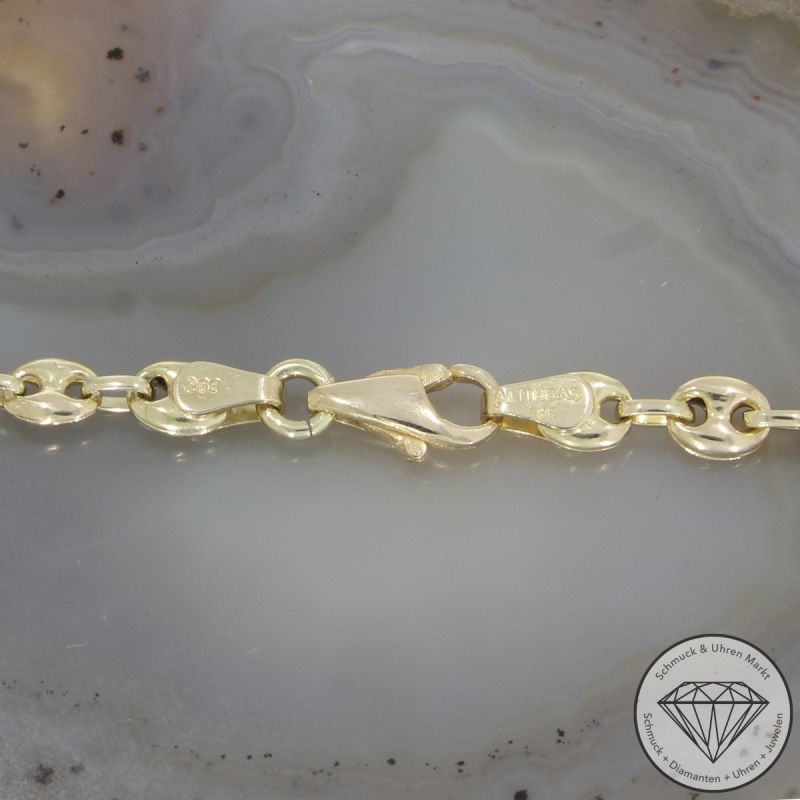 Wert 2690 € Bohnen Kette (15,0 Gramm) in 585er 14 K Gelbgold - 105812