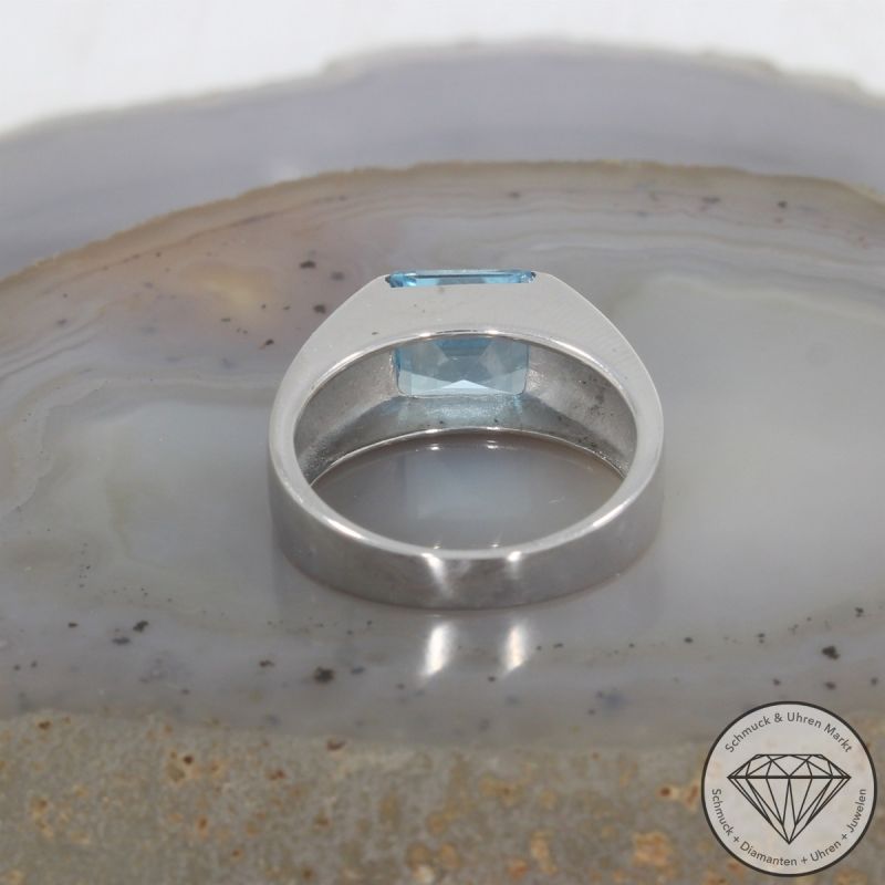 Wert 2150 € Topas Ring (ca. 2,90 carat) in 585er 14 K Weißgold - 105819