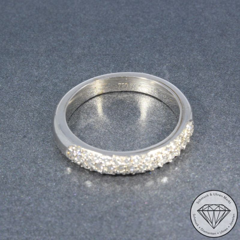 Wert 3290 € Brillant Ring (ca. 0,86 carat) in 750er 18 K Weißgold - 105822