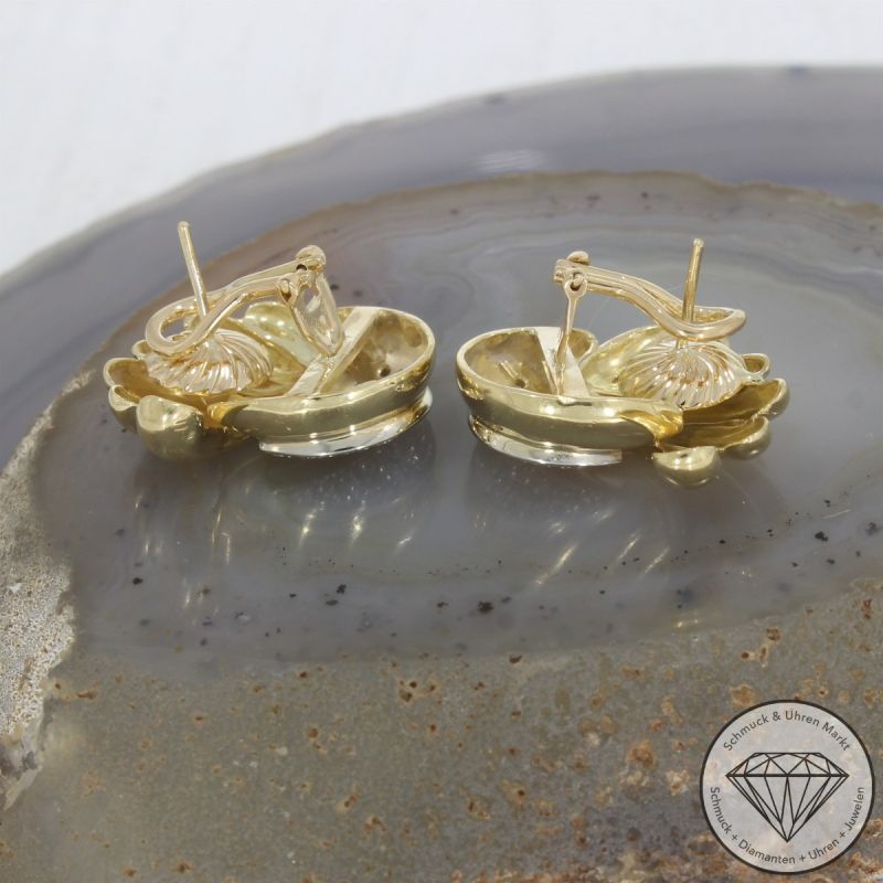Wert 5190 € Brillant Ohrringe (ca. 0,40 carat) in 750er 18 K Gelbgold - 105830