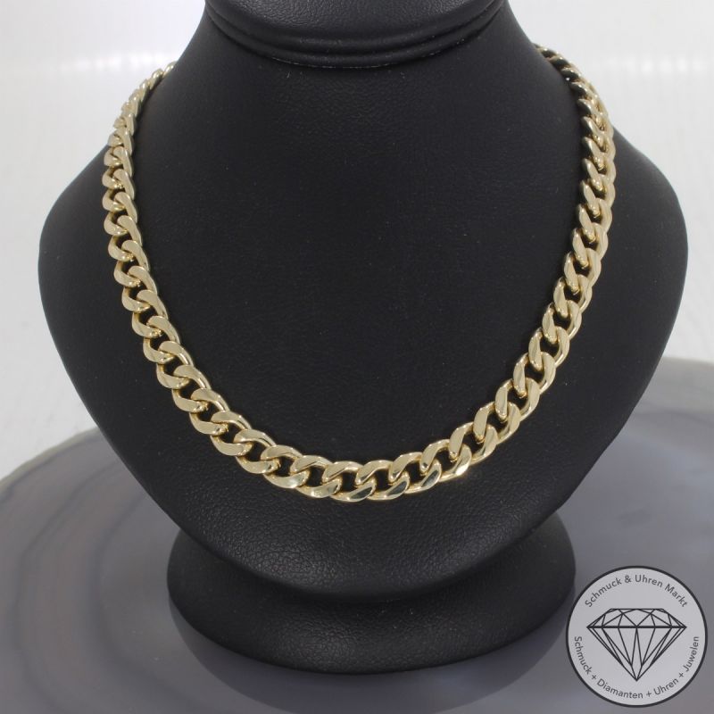 Wert 6850 € Panzer Kette (37,6 Gramm) in 585er 14 K Gelbgold - 105840