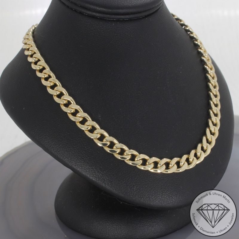 Wert 6850 € Panzer Kette (37,6 Gramm) in 585er 14 K Gelbgold - 105840