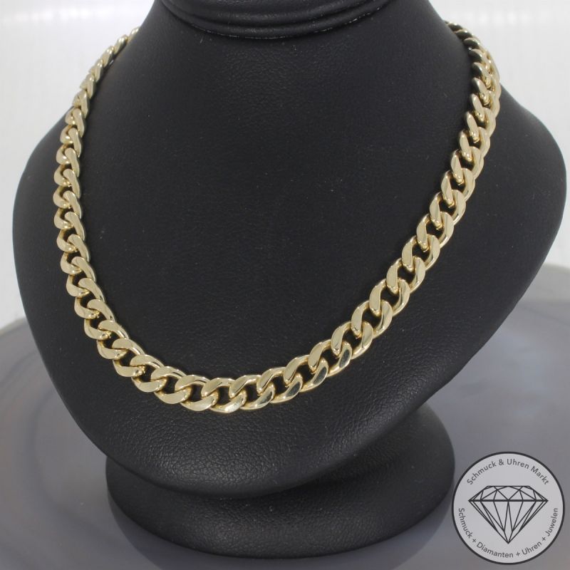 Wert 6850 € Panzer Kette (37,6 Gramm) in 585er 14 K Gelbgold - 105840