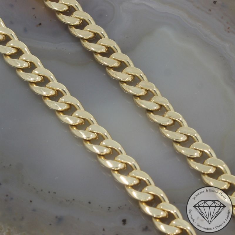 Wert 6850 € Panzer Kette (37,6 Gramm) in 585er 14 K Gelbgold - 105840