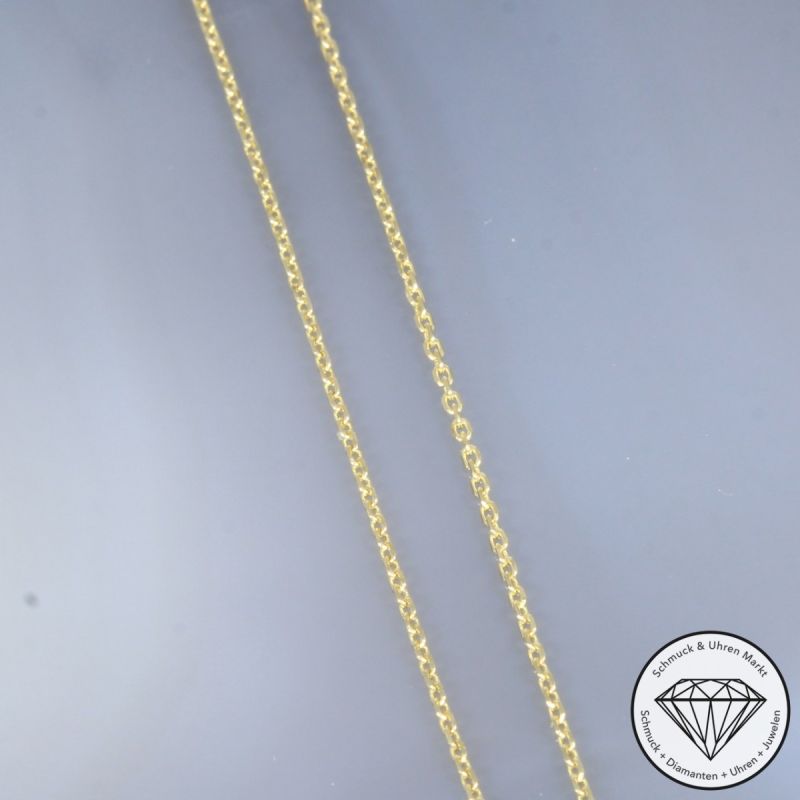 Wert 1290 € Brillant Anhänger & Kette Herz (0,16 carat) in 585er 14 K Gelbgold - H40