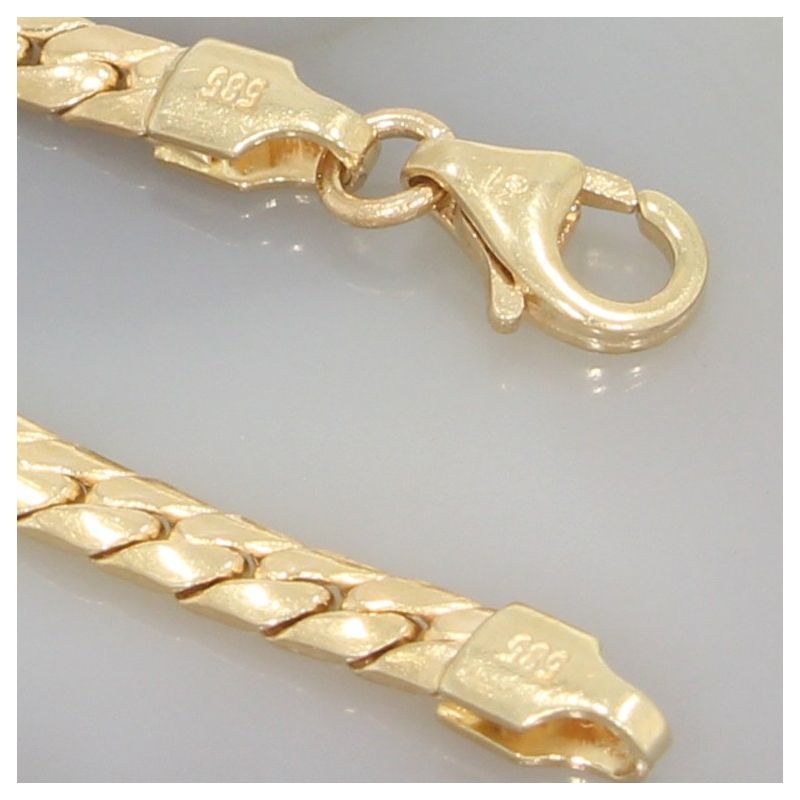 Wert 2390 € Brillant Collier (ca. 0,11 carat) in 585er 14 K Gelbgold - 106197