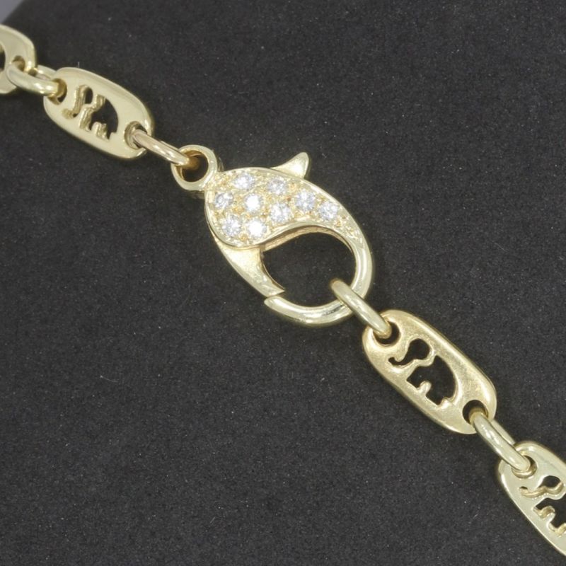 Wert 3100 € Brillant Armband Elefant in 585er 14 K Gelbgold - 106199