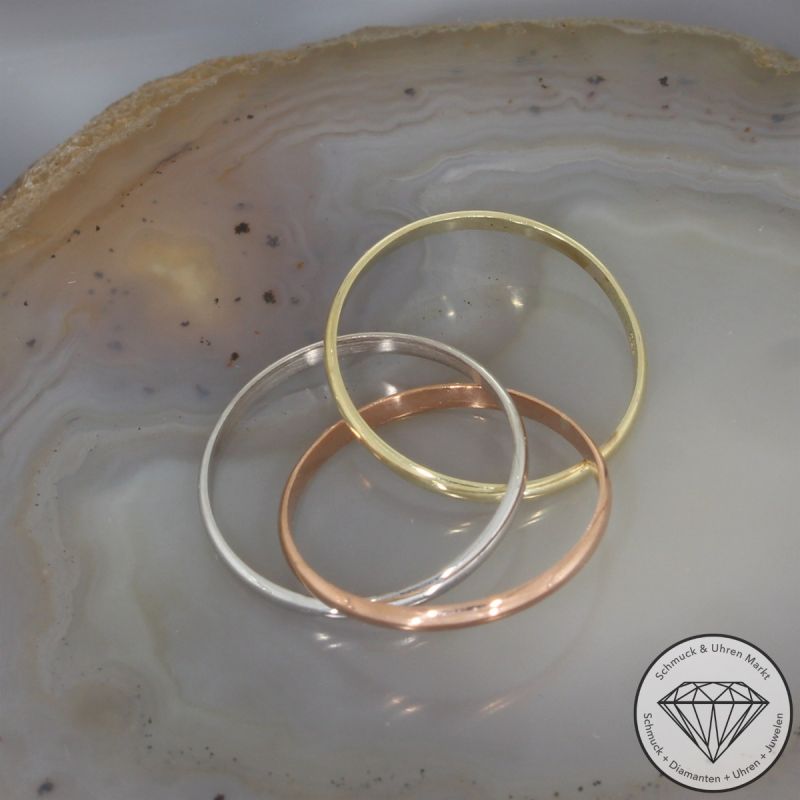 Wert 390 € Tricolor Ring in 333er 8 K Gold - 106270