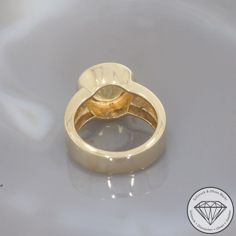 Wert 1850 € Citrin Ring (ca. 3,50 carat) in 585er 14 K Gelbgold - 106289