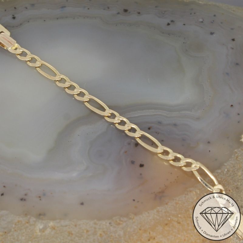 Wert 750 € Identitäts Armband (ca. 3,9 Gramm) in 585er 14 K Gelbgold - 106306