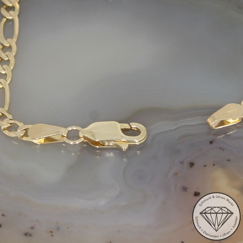 Wert 750 € Identitäts Armband (ca. 3,9 Gramm) in 585er 14 K Gelbgold - 106306