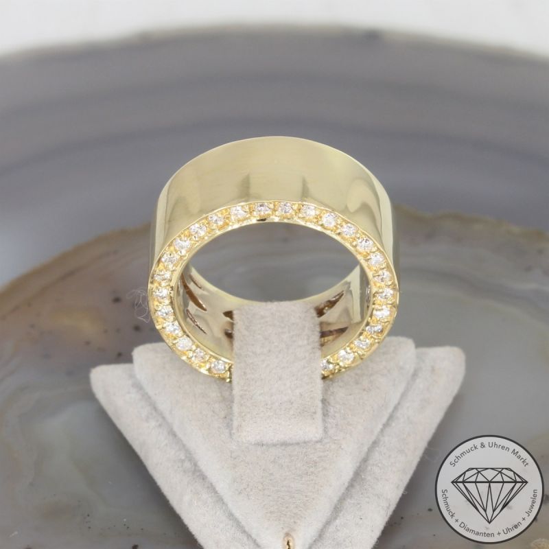 Wert 5950 € Brillant Ring (ca. 1,11 carat) in 750er 18 K Gelbgold - 106350