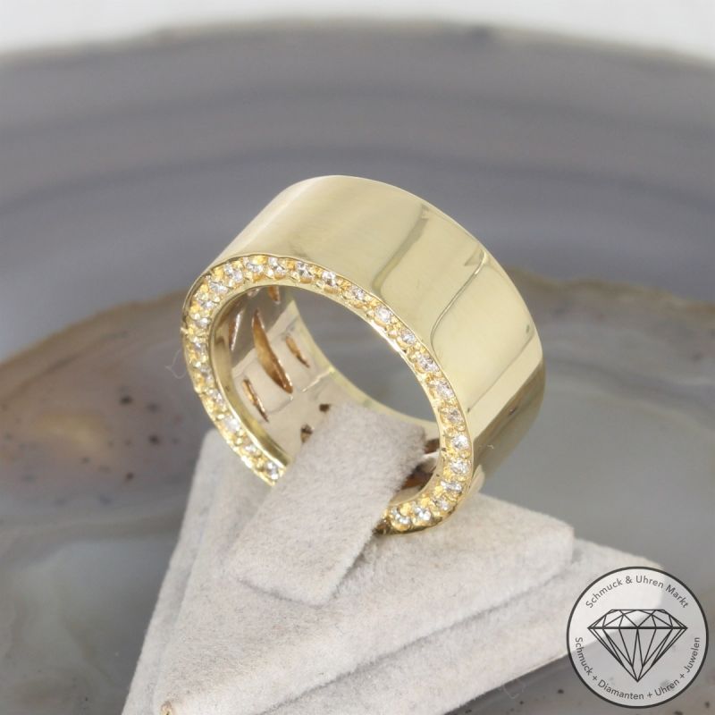 Wert 5950 € Brillant Ring (ca. 1,11 carat) in 750er 18 K Gelbgold - 106350