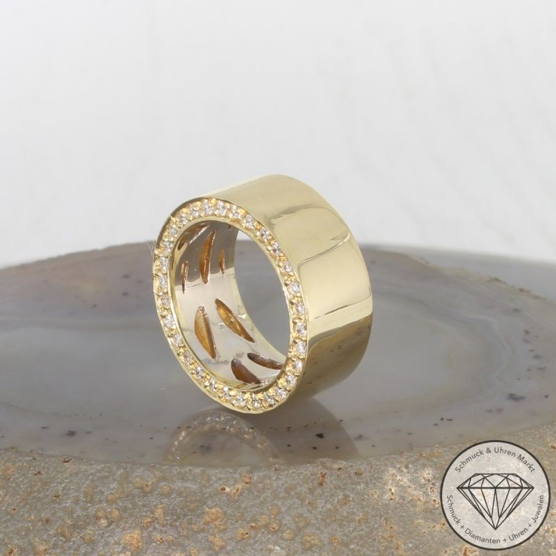 Wert 5950 € Brillant Ring (ca. 1,11 carat) in 750er 18 K Gelbgold - 106350