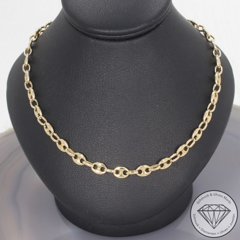 Wert 2890 € Bohnen Kette (15,7 Gramm) in 585er 14 K Gelbgold - 106384