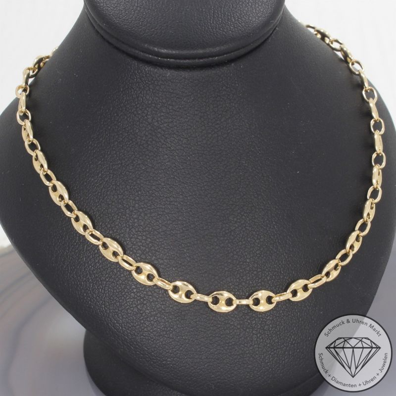 Wert 2890 € Bohnen Kette (15,7 Gramm) in 585er 14 K Gelbgold - 106384