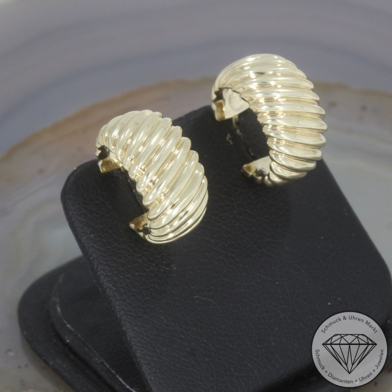 Wert 1550 € Creolen in 585er 14 K Gelbgold - 106385