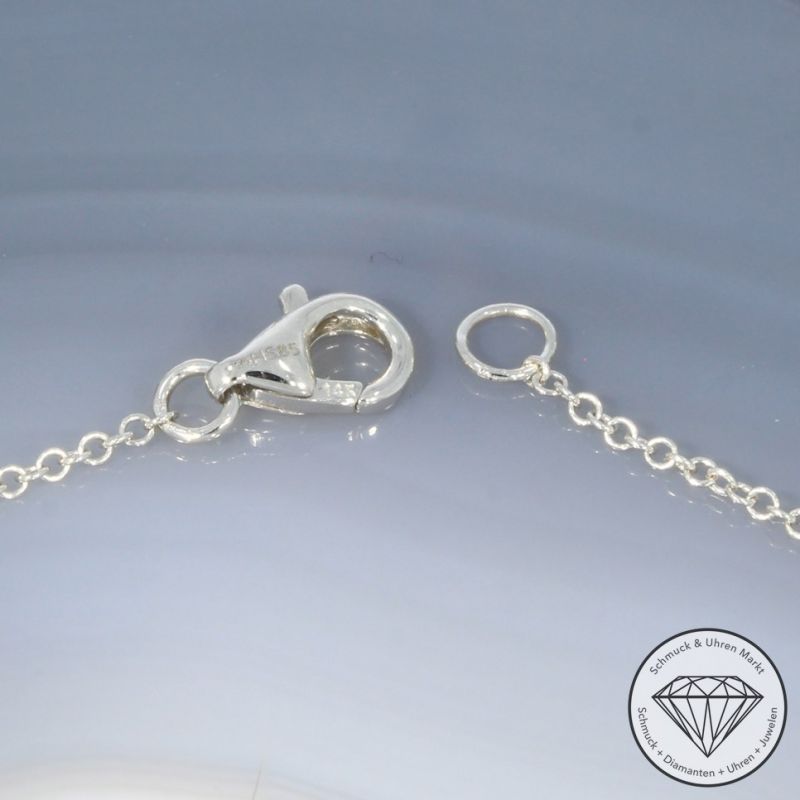 Wert 5990 € Brillant Farbedelstein Armband in 585er 14 K Weißgold - 106463