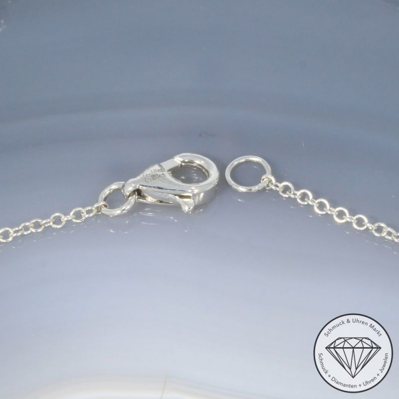 Wert 5990 € Brillant Farbedelstein Armband in 585er 14 K Weißgold - 106463
