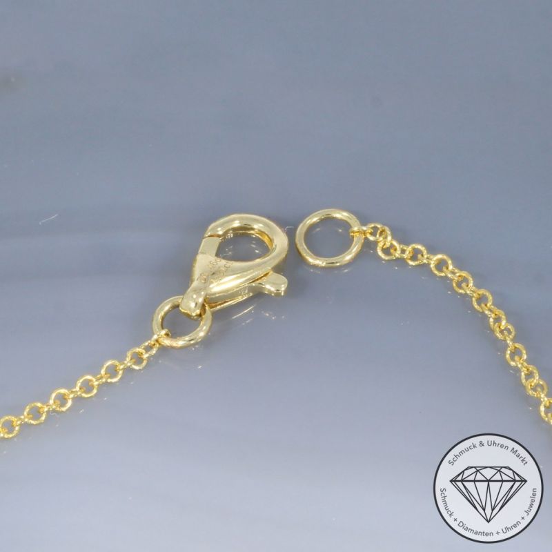 Wert 5590 € Brillant Farbedelstein Armband in 585er 14 K Gelbgold - 106464