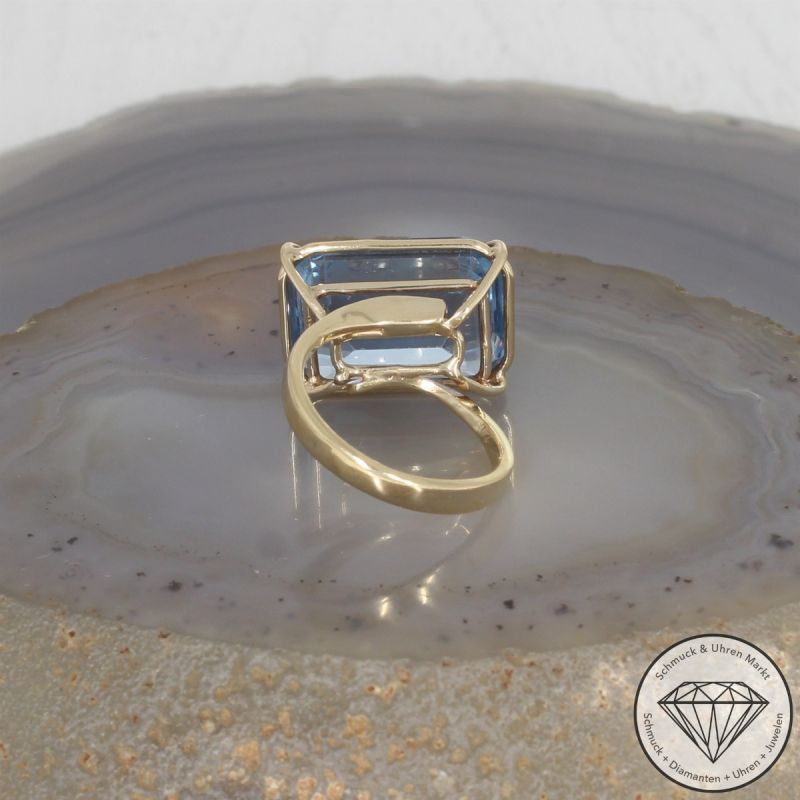 Wert 1600 € Topas Ring in 585er 14 K Gelbgold - 106489