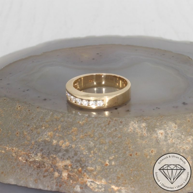 Wert 2390 € Halbmemory Brillant Ring (ca. 0,50 carat) in 585er 14 K Gelbgold - 106504