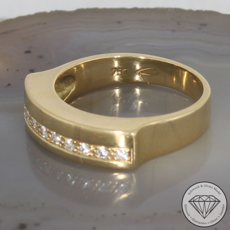 Wert 2590 € Brillant Ring in 750er 18 K Gelbgold - 106505