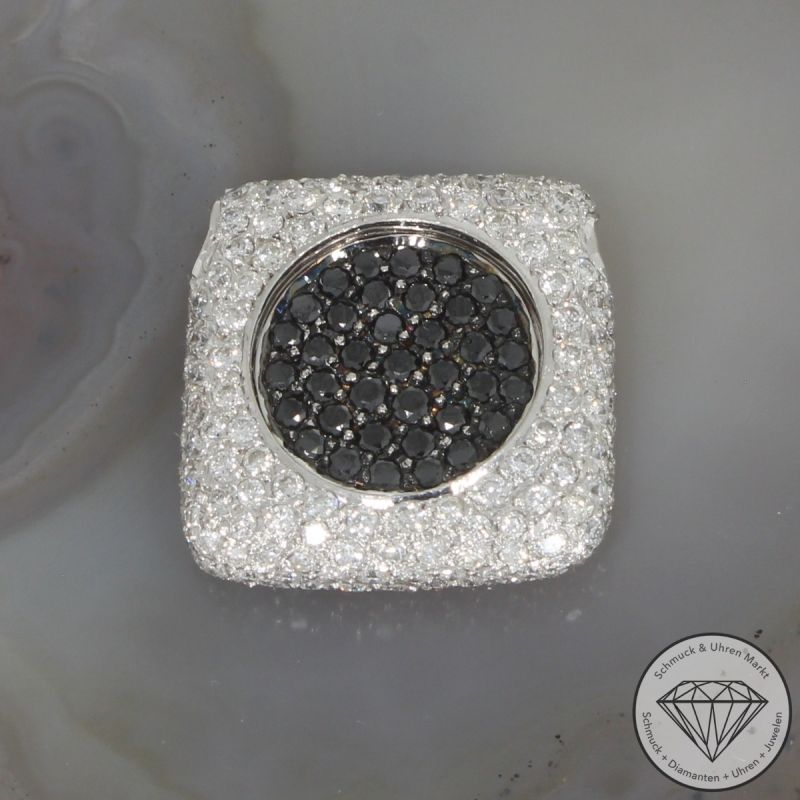 Wert 5890 € Brillant Diamant Anhänger in 750er 18 K Weißgold - 106507
