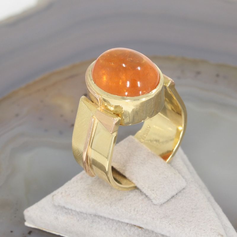 Wert 4750 € AURIFEX Citrin Ring in 750er 18 K Gelbgold - 106516