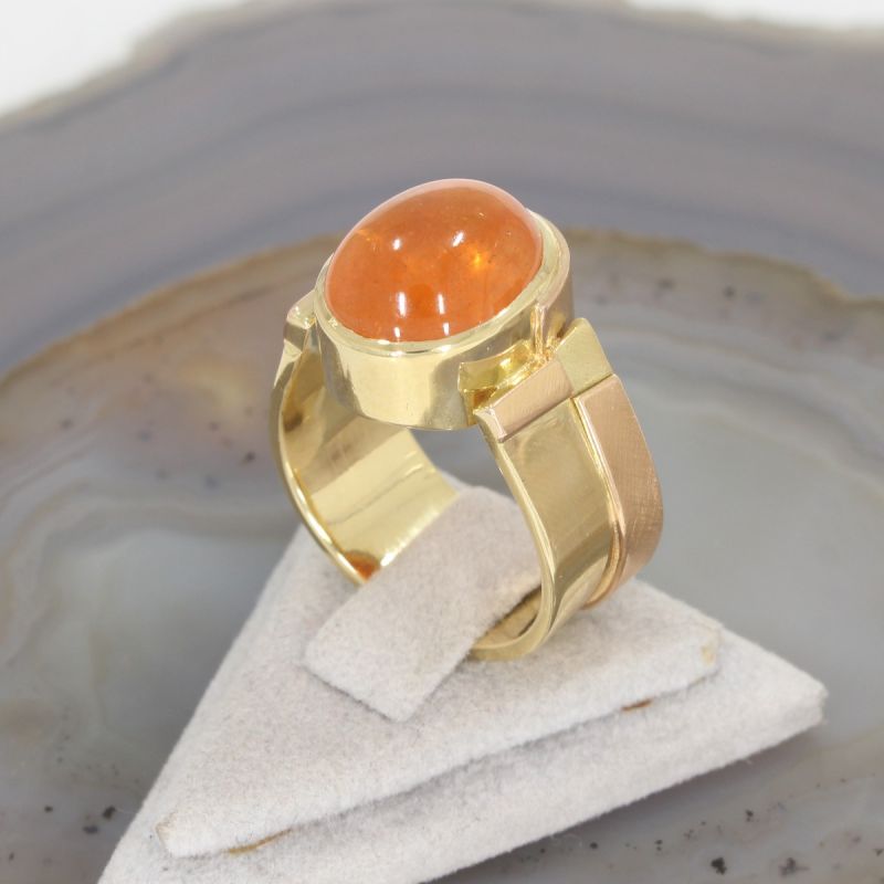 Wert 4750 € AURIFEX Citrin Ring in 750er 18 K Gelbgold - 106516