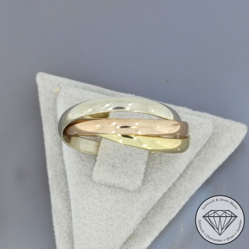 Wert 1750 € Cartier Trinity Ring in 750er 18 K Gold - 106535