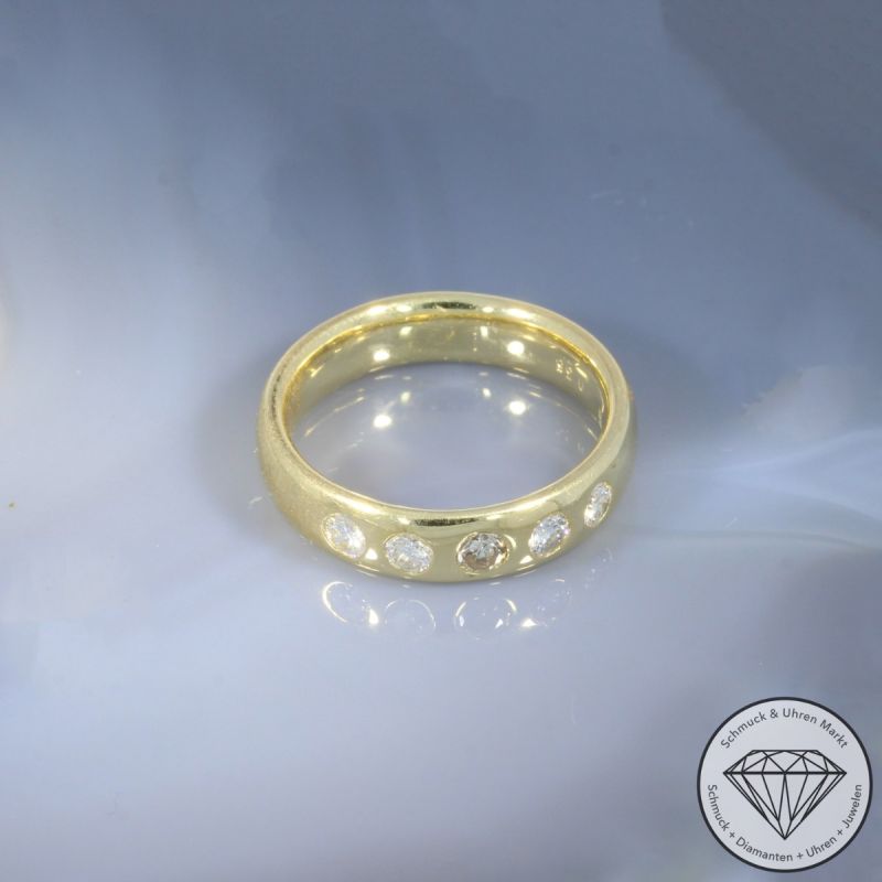 Wert 2290 € Brillant Ring in 585er 14 K Gelbgold - 106563
