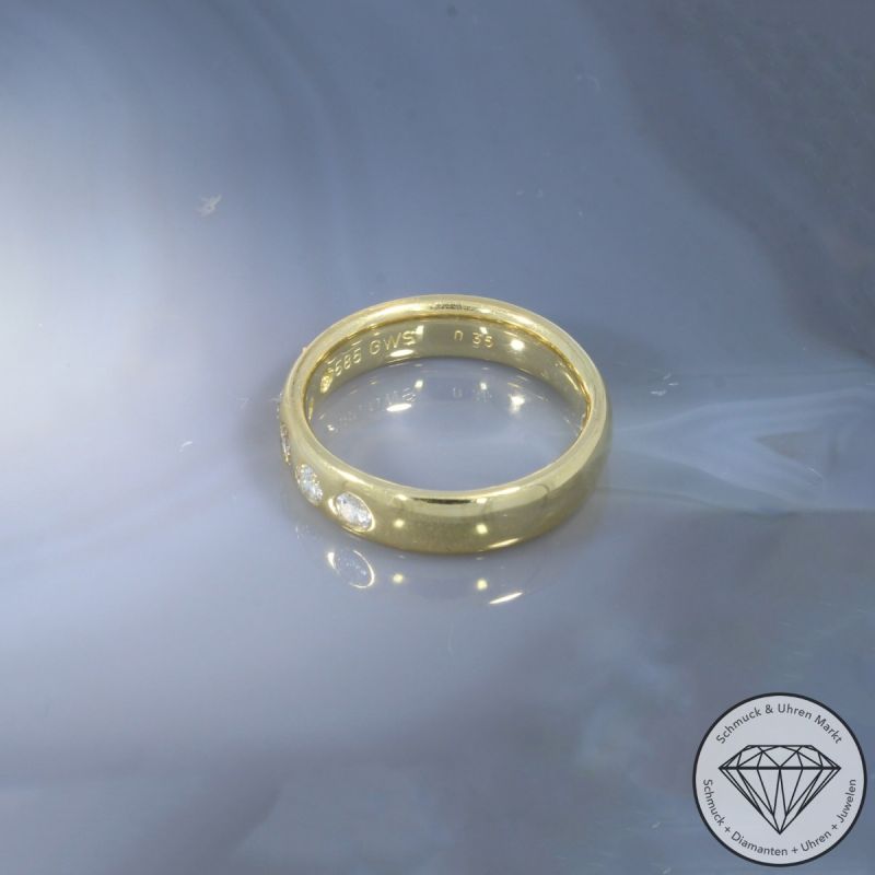 Wert 2290 € Brillant Ring in 585er 14 K Gelbgold - 106563