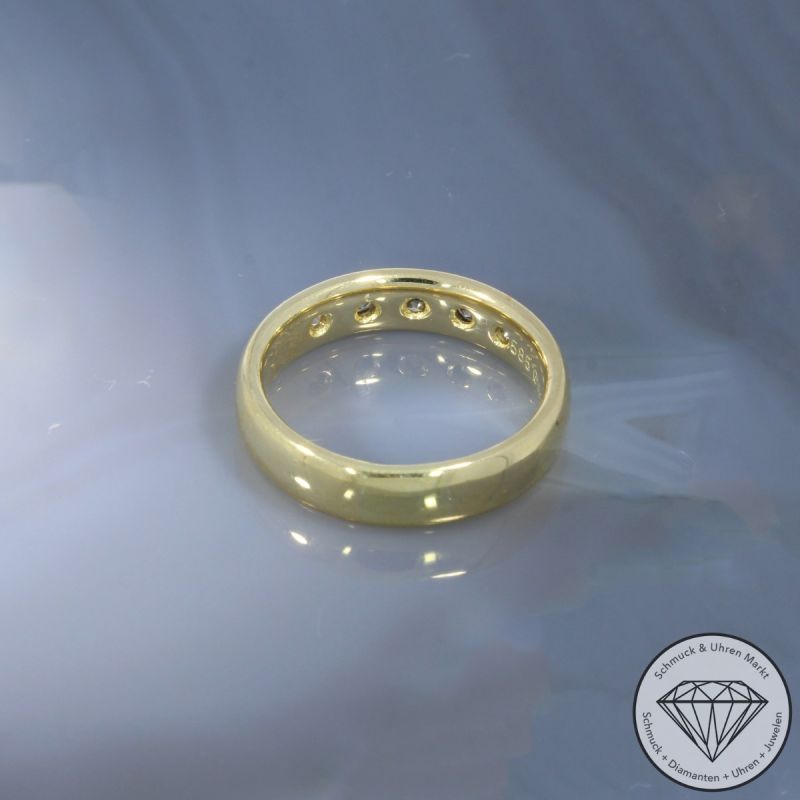 Wert 2290 € Brillant Ring in 585er 14 K Gelbgold - 106563