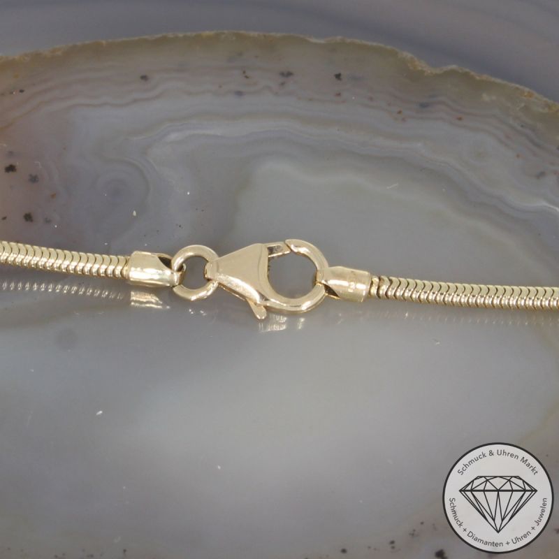 Wert 3900 € Solitär Brillant Anhänger & Kette (ca. 0,05 carat) in 585er 14 K Gelbgold - 106581
