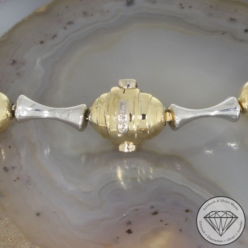 Wert 8150 € CHIMENTO Bicolor Solitär Brillant Collier in 750er 18 K Gold - 106589