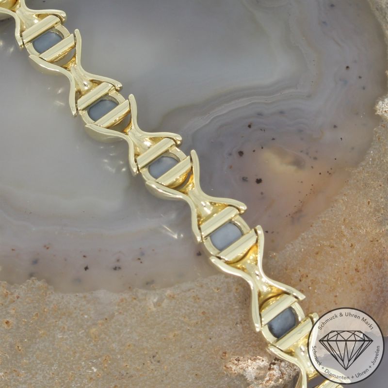 Wert 4900 € Opal Armband in 585er 14 K Gelbgold - 106703