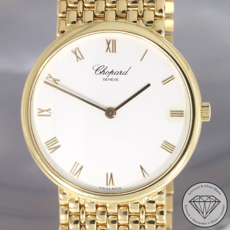 Wert 24000 € Chopard Geneve Classic 922 Handaufzug Uhr mit Box 18 Karat Gelb Gold - 98030
