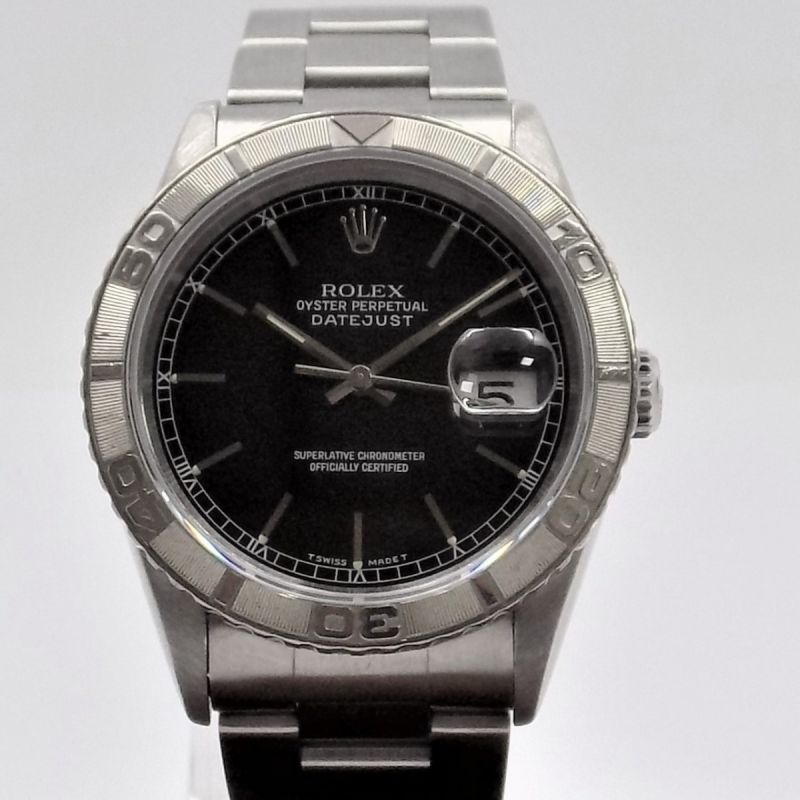 Rolex Datejust Turn-O-Graph Automatik Uhr 16264 Full Set 1997 Edelstahl 36 mm - 73763