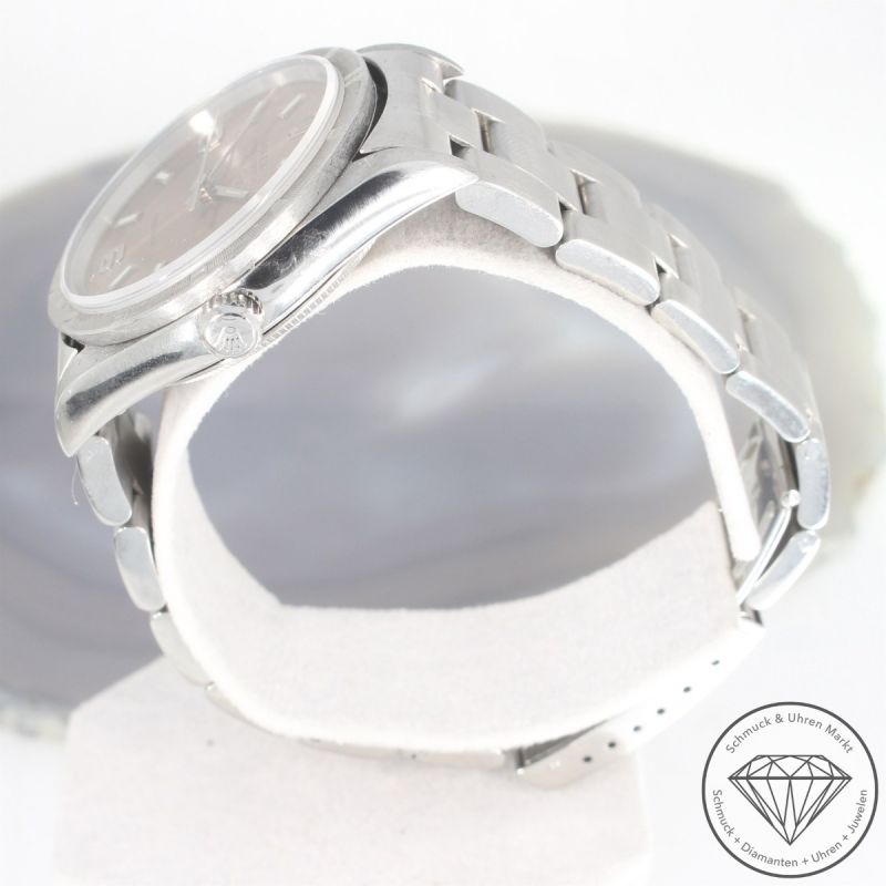 Rolex Air King Oyster Perpetual Automatik Uhr Edelstahl rosa Dial - 91957