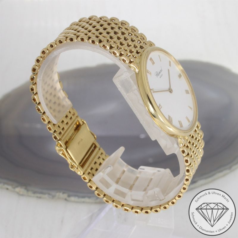 Wert 24000 € Chopard Geneve Classic 922 Handaufzug Uhr mit Box 18 Karat Gelb Gold - 98030