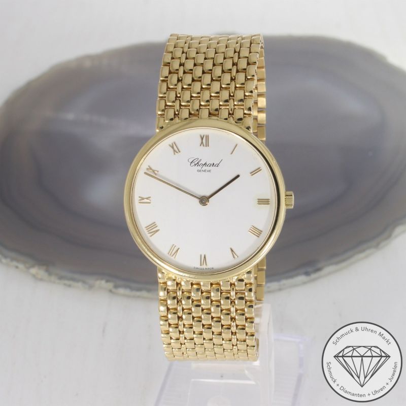 Wert 24000 € Chopard Geneve Classic 922 Handaufzug Uhr mit Box 18 Karat Gelb Gold - 98030